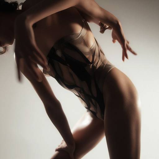 Sensual Stylized Figure in Dramatic Pose