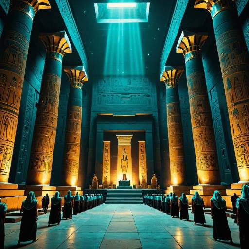 Mystical Ancient Egyptian Ceremony in Digital Art Mystical Ancient Egyptian Ceremony in Digital Art