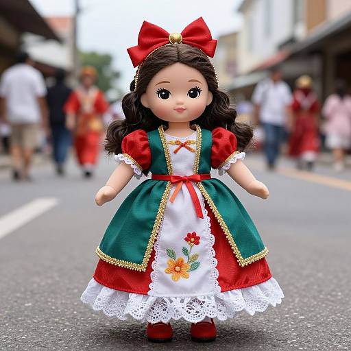 Sinulog Festival Doll in Street Costume