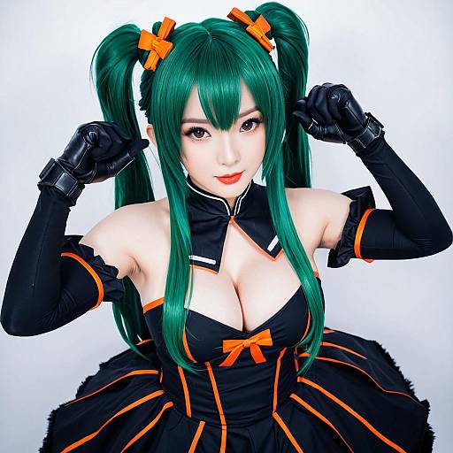 Cosplay photo of ai-chan (honkai impact). Costume clothes