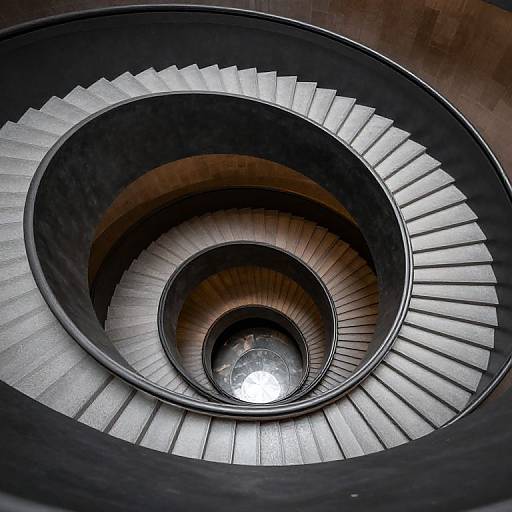 Infinite Möbius Spiral Staircase Illusion