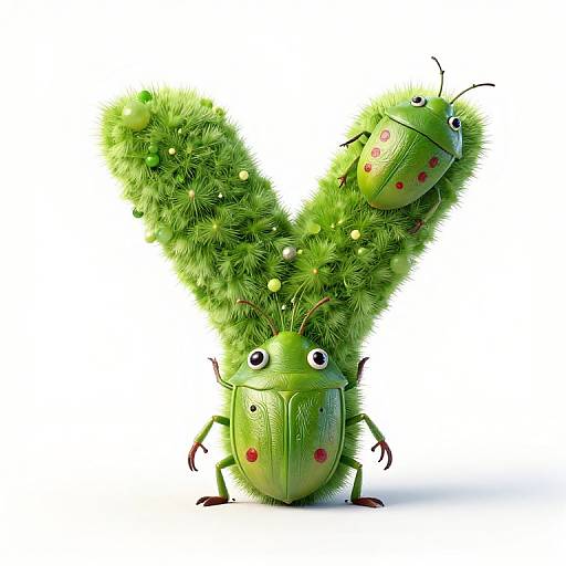 Unusual Y-Shaped Creepy Bug