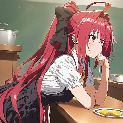 Illustration of Corticarte apa lagranges, shinkyoku soukai polyphonica in the style of Shiden (sashimi no wife)