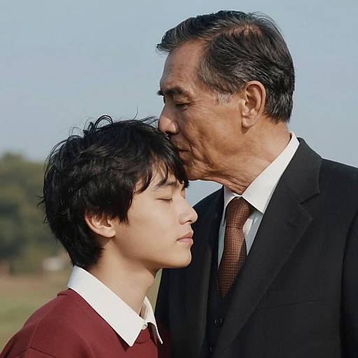 Intimate Moment Between Two Men