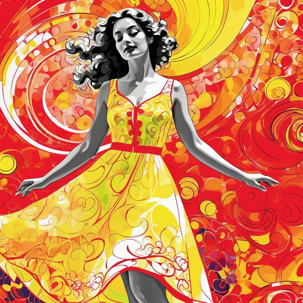 Vibrant Summer Dress Inspired by Chagall