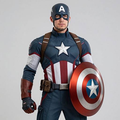 Realistic Captain America Winter Soldier Costume