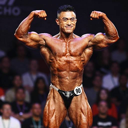 Photorealistic Bodybuilder on Stage