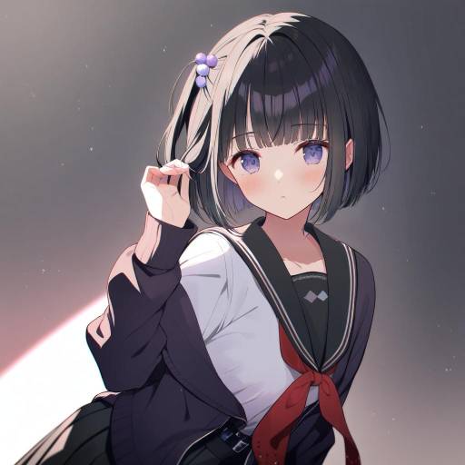 Illustration of Amemori sayo, nijisanji in the style of Majoccoid