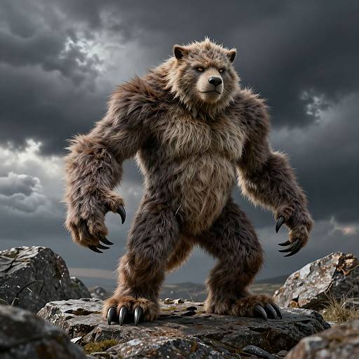 Furry Toed Anthropomorphic Character Fantasy