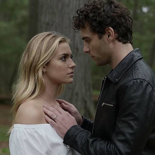 Intense Forest Portrait of a Couple