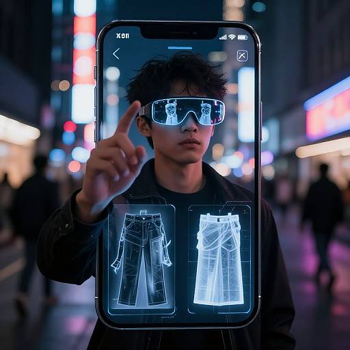 Futuristic AR Fashion Scanner