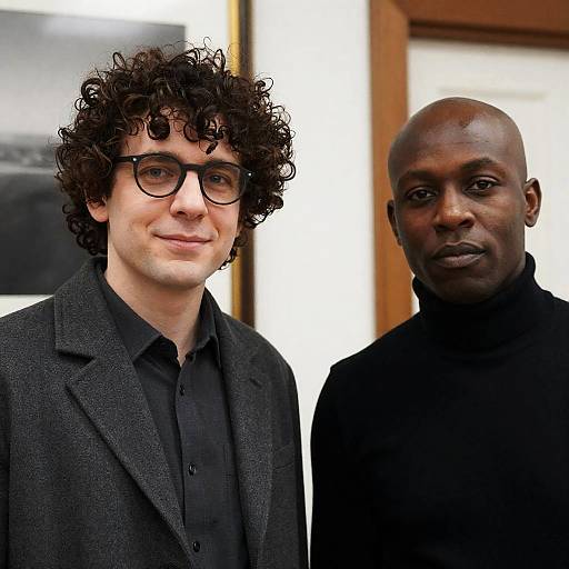 Portrait of Two Diverse Men