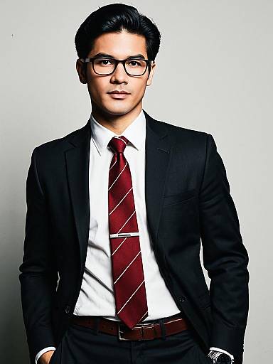 Confident Businessman in Formal Suit