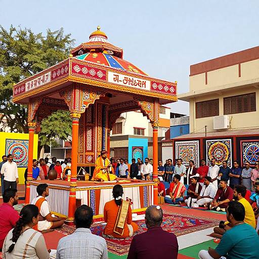 Vibrant Hindu Cultural Festival Showcase