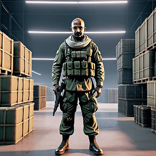 Mahatma Gandhi as Call of Duty Operative