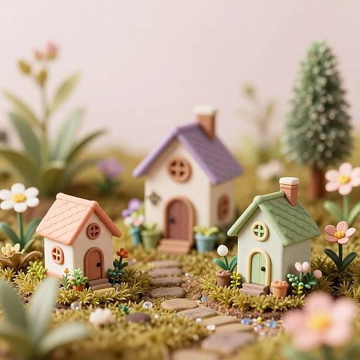 Delicate Tinyspo Miniature Fairy Garden