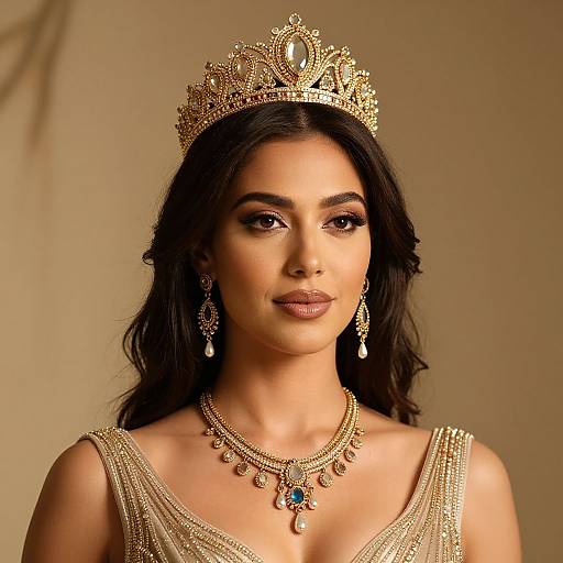 Regal Woman Queen Nile Portrait