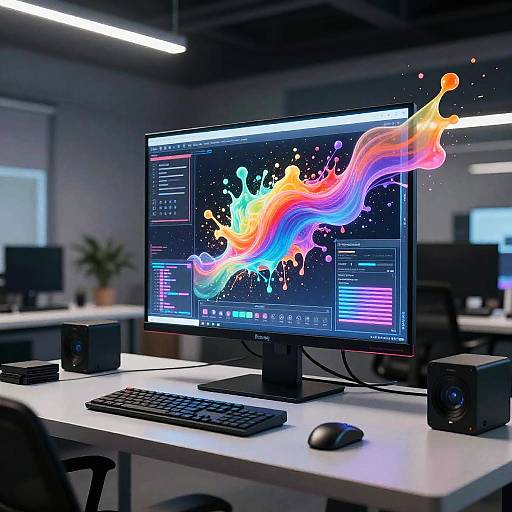 Digital Art Studio with AI Tools