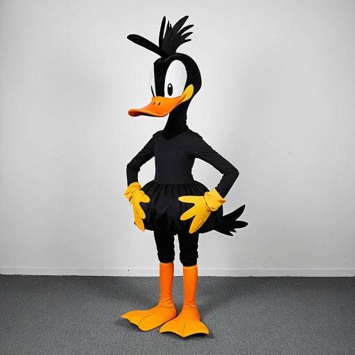 Sleek Daffy Duck Cosplay Costume Design
