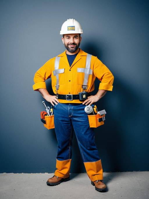 Full-Body Bob the Builder Cosplay Photo