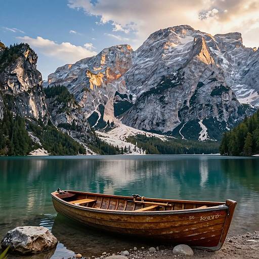 Majestic Mountain Lake Landscape