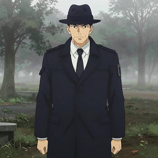 Foggy Dawn Detective in Urasawa Style