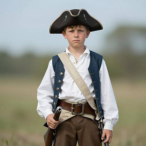 American Revolution Soldier Portrait