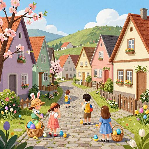 Quaint European Osterurlaub Celebration