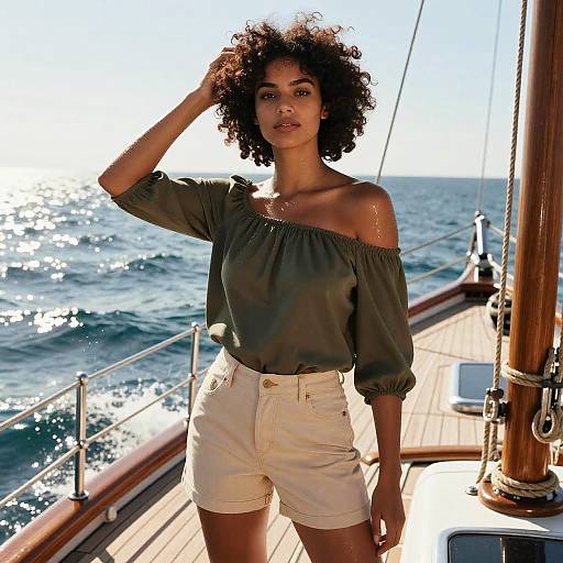 Glamorous Nautical Fashion Editorial