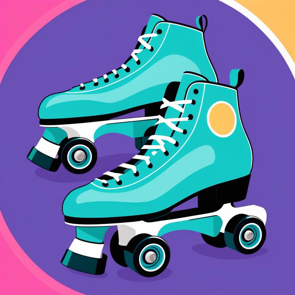 Zero Gravity Roller Skate Illustration