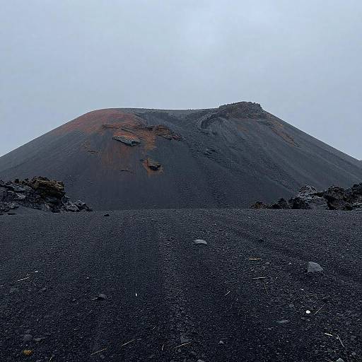 Photorealistic Volcanic Summit Scene