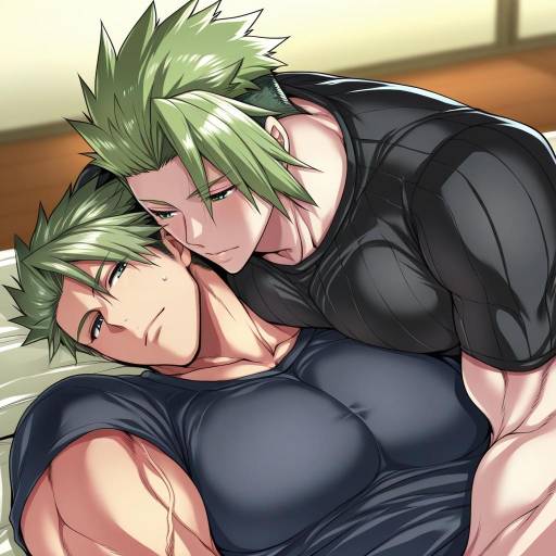 Illustration of Achilles (fate), fate (series) in the style of Tokita monta