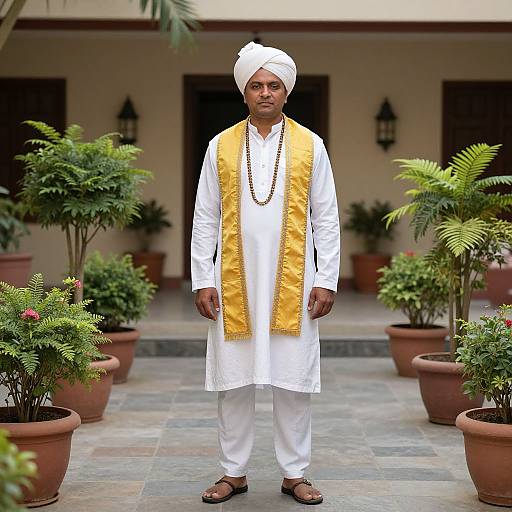 Man in Traditional Indigenous Costume