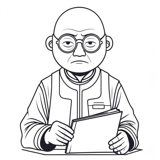 Worried Wojak with Court Subpoena Art