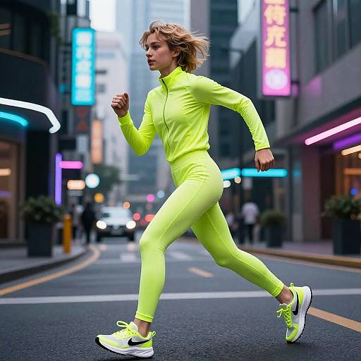 Femboy Fitness Neon Cyberpunk Aesthetic