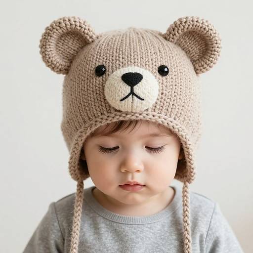 Teddy Bear Hat Knitting Pattern