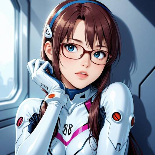 Makinami Mari in Pilot Suit Portrait