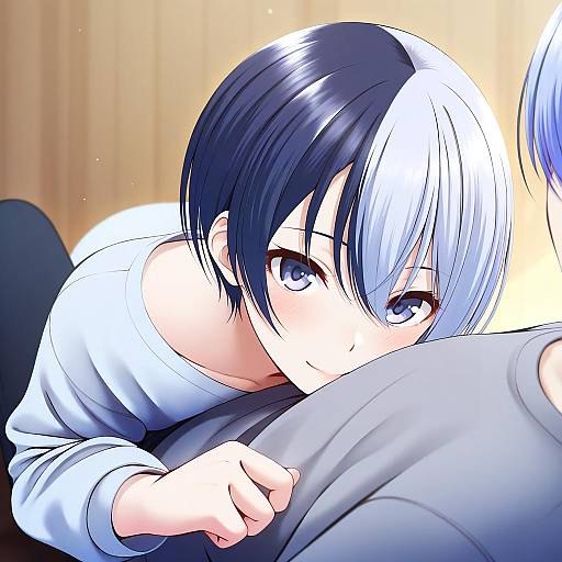 Illustration of Aoyagi touya, project sekai in the style of Nekobaka