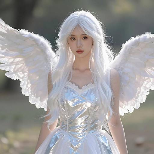 Ethereal Angelic Portrait of a Woman