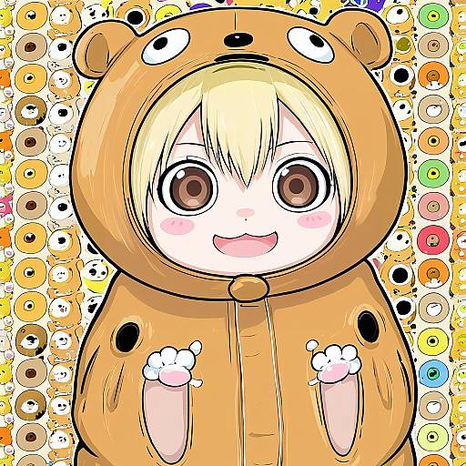 Illustration of Doma umaru, himouto! umaru-chan in the style of Imazon