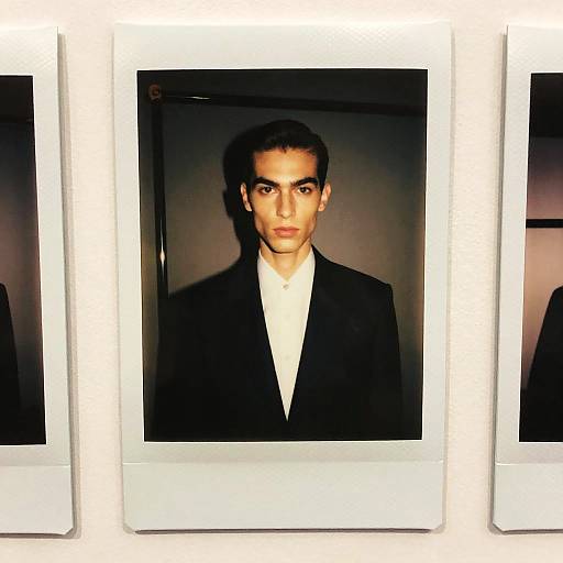 Backstage Polaroid: Dapper Model Portrait