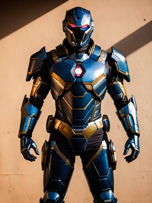 Man in Omega Sentinel Cosplay Costume