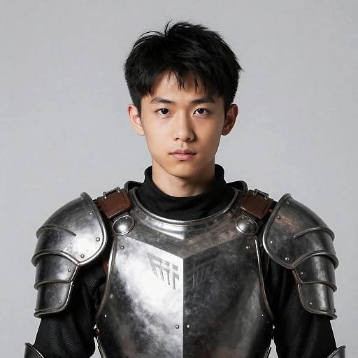 Realistic Male Warrior Portrait