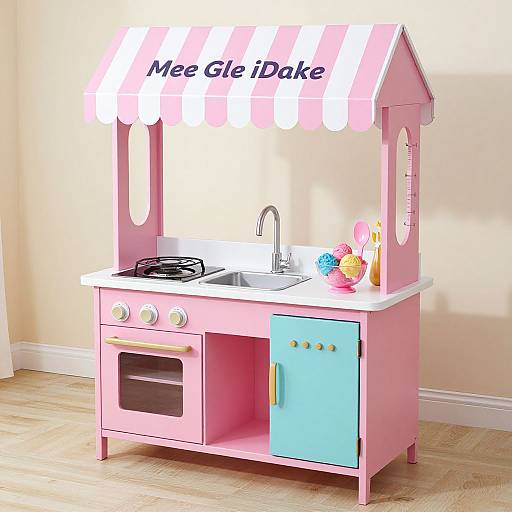 Vibrant Pink Children's Dessert Stand