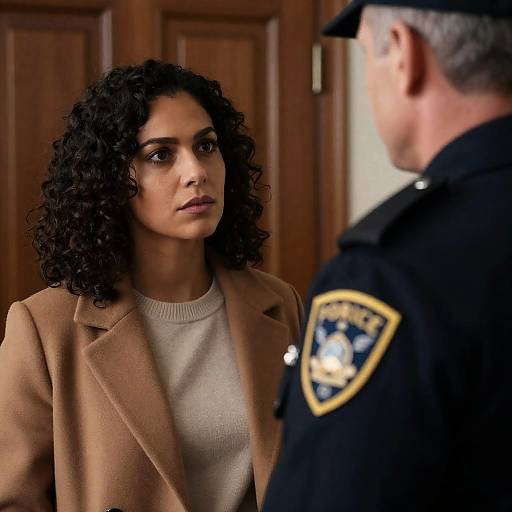 Intense Encounter Between Two Characters