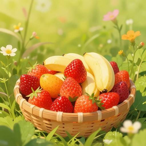 Strawberry Banana Hybrid Fruit Basket