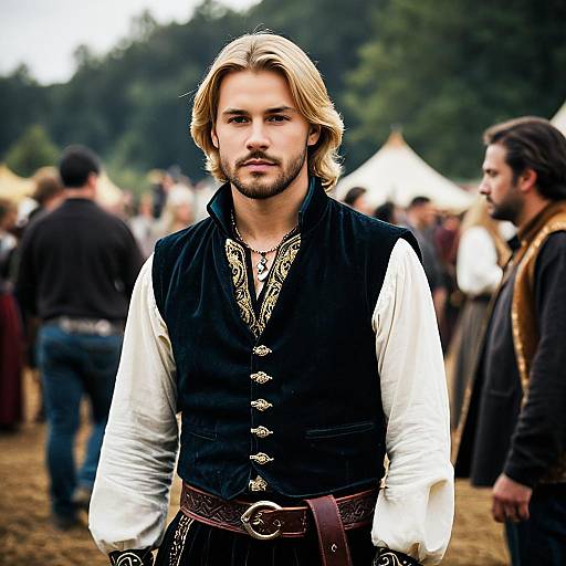 Stylish Male at Renaissance Fair