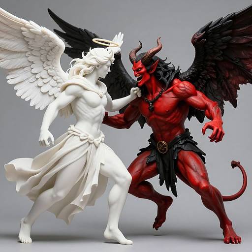 Epic Angel vs Demon Battle