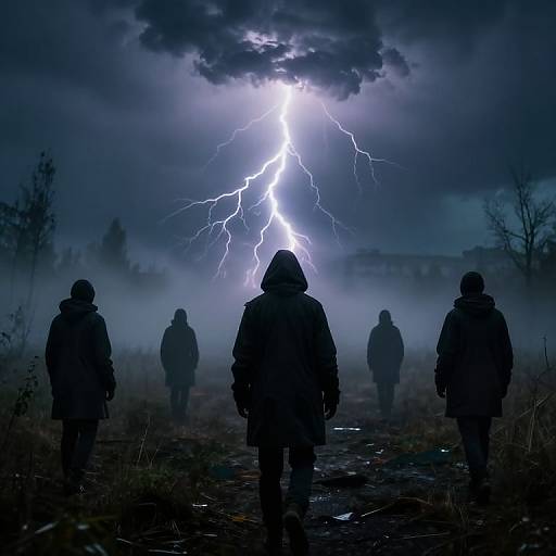 Kaleidoscopic Stalkers in Chernobyl Fog