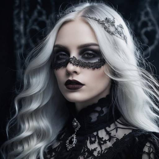 Ethereal Gothic Portrait of a Mystery Woman